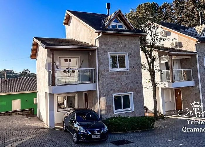 Casa Triplex Com 03 Suites, Cond No Centro Gramado